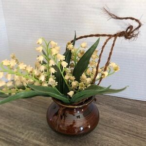 Vtg MCM Indoor Hanging Planter Japan Made